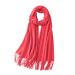 Hanxiulin women scarves warm autumn scarf black with buttons scarves for every season Big Kashmir scarf women's neckerchief unit size watermelon red