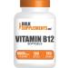 BulkSupplements.com Vitamin B12 5000 mcg Softgels - Cyanocobalamin Vitamin B Supplements B12 Vitamins Pills - Gluten Free 1 Vitamin B12 Softgel per Serving 180-Day Supply 180 Softgels 180 Count (Pack of 1)