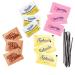 Sugar & Sweetener Assortment Packets - Sugar Packets Splenda Sweet'N Low Brown Sugar Plus Stir and Sip Coffee Stirrers - Bulk Sugar Packets for Home Office Coffee Bar Gift (400 Pack)
