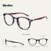 Opulize Large Round Purple Tortoiseshell Cherry Red Reading Glasses +2.00 Magnification - Comfortable Unisex Frame with Spring Hinges - Buy Online on GoSupps.com