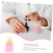 Healeved 1pc Squeeze Bottle Nail Pump Storage Bottle Refillable Nail Polish Bottle Nail Polish Press Bottle Manicure Bottle Nail Alcohol Shampoo Liquid Plastic Abs Water Pink 10x5.3cm Pink - Buy Online on GoSupps.com