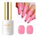 Imtiti Pink Gel Nail Polish 15ml Baby Pink Gel Polish Autumn Winter Gel Nail Polish Soak Off LED UV Nail Gel Polish DIY Nail Art Starter Manicure Salon Gel Nail Kit