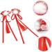ibasenice 3 Pairs Children's Hairpin Butterfly Hair Clips Chinese New Year Hair Clips Hair Clip Accessories Polymer Clay Cane Styling Hair Clips Decor Red Fabric Ribbon Woman Chinese Style - Buy Online on GoSupps.com