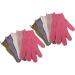 FOMIYES 10 Pairs Exfoliating Shower Gloves - Five-Finger Bathing Mitts for Soft Skin & Spa Experience | International Shipping Available - Buy Online on GoSupps.com