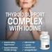 Thyroid Support Complex with Iodine - Promotes Healthy Thyroid Function, Immune System, Energy, Hormone Levels & Metabolism - 180 Capsules - Buy Online on GoSupps.com