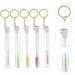 DOITOOL Lash Extension Supplies 10 Pcs Keychain Mascara Brush Golden Ring Miss With Diamond Empty Mascara Wand - Buy Online on GoSupps.com