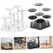 Ciieeo 2 Sets Multi-layer Display Rack Jewelry Holder Perfume Rack Display Stand Holder Statue Ladder - Buy Online on GoSupps.com