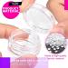 60Pcs Cosmetic Containers HNYYZL 3 Gram Clean Plastic Jar Travel Sample Empty Container for Lotion Eye Shadow Nails Powder Jewelry and Creams Sample Make-up Storage(Transparent 3ML) - Buy Online on GoSupps.com
