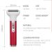 ZJchao 5-in-1 Waterproof Women's Hair Removal Trimmer - Mini Electric Clipper for Legs Arms Armpits & Bikini Line - USB Rechargeable Groomer in Rose Red - Buy Online on GoSupps.com