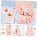 2 Pairs Toe Separator & Protector Set | Multipurpose Fiber Tool for Toe Separation, Bunion Cover & Hammer Toe | Reusable Toe Spacers | 3.6x3.5cm - Buy Online on GoSupps.com