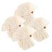 FOMIYES 4pcs Ramie Loofah Cleaning Sponges for Household Use Cleaning Scrubber Bath Scrubber Burlap Scrubber Exfoliating Scrubber Body Wash Sponge Shower Loofahs Shower Accessory Flax Spa