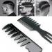 3-Piece Men's Styling Comb Set - Black Pompadour, Wide Tooth, and Streaker Comb for Wet, Curly, Thick, and Oily Hair - Buy Online on GoSupps.com