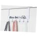 Alipis Over Door Clothes Hanger Rack Over The Door Coat Rack Storage Rack Coat Hanger Hanging Door Indoor medium White - Buy Online on GoSupps.com