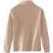 Spring&Gege Kids Soft Cotton Long Sleeve Mock Turtleneck Shirt Beige 9-10 Years - Buy Online on GoSupps.com