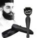 LATTCURE Dermaroller 0.5mm 540 Titanium Needles Roller Beard Derma Roller Beard Growth Roller Derma Roller for Men Stim