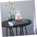Zerodeko 3pcs Angel Glass Cover Heart Shaped Cake Pans Blue Plant Pots Indoor Desktop Stand Tiny Containers Floral Decor Rose Dome Food Glass Dome Faux Plants Vase Wooden Wedding Cake Stand - Buy Online on GoSupps.com