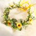 Minkissy Sunflower Headband Floral Hair Garland Sunflower Crown Fairy Flower Headband Wedding Hair Accessories for Girls Brides Ladies - Buy Online on GoSupps.com