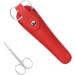 Scissors Sheath - Salon Hair Scissor Holster Bag | Salon Scissor Portable Shears Protective Covers Hairdressers Tool Organizer for Barber Red - Buy Online on GoSupps.com