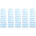 Doengdfo Pack of 50 Improved Toilet Brush Rods White Sponge Disposable Toilet Cleaning Rods Compatible Refills for Rods