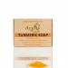 All-Natural Ayurvedic Handmade Turmeric Soap - Vegan Face & Body Wash from India | 3.88 oz - Buy Online on GoSupps.com