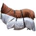 RL24 - eczema ceiling with neck part & abdomen |Flying ceiling to protect against insects |Fine -meshed tissue double front closure & leg cords |Outdoor horse ceiling in silver gray |135cm silver gray 135cm