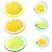Alipis 6pcs Artificial Lime Simulation Fruits Simulated Fruit Model Faux Lemon Slices Lemon Slices for Soap Lifelike Lemon Props Lemon Slices Artificial Ornament Filling Orange Slices Pvc - Buy Online on GoSupps.com