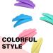Colorful Amber Lash Rods for Eyelash Lifting - 5 Curl Sizes, Durable Silicone, Easy Application - Buy Online on GoSupps.com