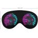 Retro Motocross Sunset Sleep Mask - Adjustable Eye Cover for Sleeping & Travel - Buy Online on GoSupps.com