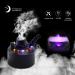 PAIDUOJI Color Changing LED Pond Fountain Fogger Humidifier - 12 LED Lights Atomizer with AC Adapter (Black) - International Shipping Available - Buy Online on GoSupps.com