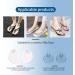 4 Pairs Non-Slip Metatarsal Pads for Thong Sandals - Ball of Foot Cushion Inserts - Buy Online on GoSupps.com
