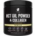 Bean Envy MCT Oil Powder with Collagen and Acacia - Gluten & Dairy-Free - Keto Creamer for Coffee, Ice Cream, Shakes and Smoothies - Vanilla