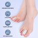 Hoogoo Toe Sleeves 10pcs Gel Toe Protecters Covers for Middle Toe Protect Toe from Rubbing Ingrown Toenails Corns Blisters Hammer Toes and Other Painful Toe Problems - Buy Online on GoSupps.com