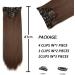 Clip-In Extensions Like Real Hair 6 Pieces 61 cm Hair Extensions with Clips 6 Wefts 16 Clips for Complete Hair Extensions Straight Hair Extensions for Women (2/30) - Buy Online on GoSupps.com