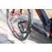 CXWXC Aluminum Alloy Road/MTB Bike Pedals - Mountain Bike Pedal with Removable Anti-Skid Nails - Black-Red - Buy Online on GoSupps.com