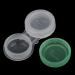 Plastic Contact Lens Case - Transparent Green Travel Case for Glasses - 1 Piece - Buy Online on GoSupps.com