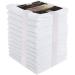 TALVANIA 100% Pure Ring Spun Cotton Washcloths 13x13 - Pack of 12 | 600 GSM Soft & Absorbent Towels for Face | Long Lasting White Wash Towel Set - Buy Online on GoSupps.com