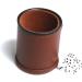 RERIVER Leather Dice Cup Set - 2 Pack with 5 Dot Dices for Farkle Yahtzee Games - Brown Darkbrown - Buy Online on GoSupps.com