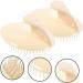 Frcolor 2-in-1 Shampoo Comb & Scalp Brush - Ideal for Peeling Shower & Hair Care - Wide Tooth Design for Head & Skin Massage - Buy Online on GoSupps.com