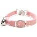 Chukchi Heart Bling Cat Collar | Safety Belt & Bell | Pink | 8-11 Inches - Buy Online on GoSupps.com