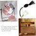 DOITOOL 1pc Perfume Bottle Travel Glass Jar Filling 9X4X3.5cm Black - Buy Online on GoSupps.com
