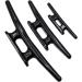Black Nylon Boat Cleats 5 Inch - 4 Pack with Installation Screws - Buy Online on GoSupps.com
