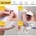 12 PCS Child Safety Cupboard Locks - Easy Install Adhesive Baby Proof Cabinet Locks - Invisible Design - No Drilling Needed - White - Buy Online on GoSupps.com