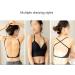 XWSM Back-Free BH for Women | Low Back Reusable Push-Up Bra for Wedding Dresses Sports Yoga & Everyday Wear | Wireless Bralette Size 38 - Black - Buy Online on GoSupps.com