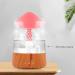 Rain Cloud Humidifier with Colorful Lights and Water Drop Sound - Wood Aroma Diffuser for Home Desk Bedside - Buy Online on GoSupps.com