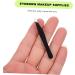 12 STK Mini Eyebrow Tweezers Set - Pointed Precision Tweezers for Women's Beauty - Sloping Lace Steel - 3 Black Sets - Perfect for Eyebrow Grooming - Buy Online on GoSupps.com