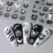 Buy 7 Sheets Halloween Skull Nail Art Stickers - 5D Embossed Self-Adhesive Ghost & Skeleton Designs for DIY Nail Decor | International Shipping - Buy Online on GoSupps.com