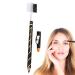 Eyebrow Pencil - Sweat-Proof Waterproof Eyebrow Pencil Portable 2 in 1 Eyeliner Beard Styling Filler Built-in Sharpener and Brush for Face Black