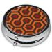 Shining Overlook Portable Metal Pill Box - 3-Compartment Mini Organizer Ideal for Travel Black | Durable & Stylish - Buy Online on GoSupps.com