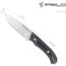 Ifield Sport Hunting Knife EL29100 | 10cm Satin Blade | 20.5cm Total Size | Includes Leather Sheath | Ideal for Camping Fishing & Sports Activities - Buy Online on GoSupps.com