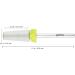 PANA Nail Carbide 5 in 1 Bit - Two Way Rotate use for Both Left and Right Handed - Fast remove Acrylic or Hard Gel - 3/32" Shank - Manicure Nail Art Drill Machine (Extra Fine - XF Silver) Extra Fine - XF Silver - Buy Online on GoSupps.com